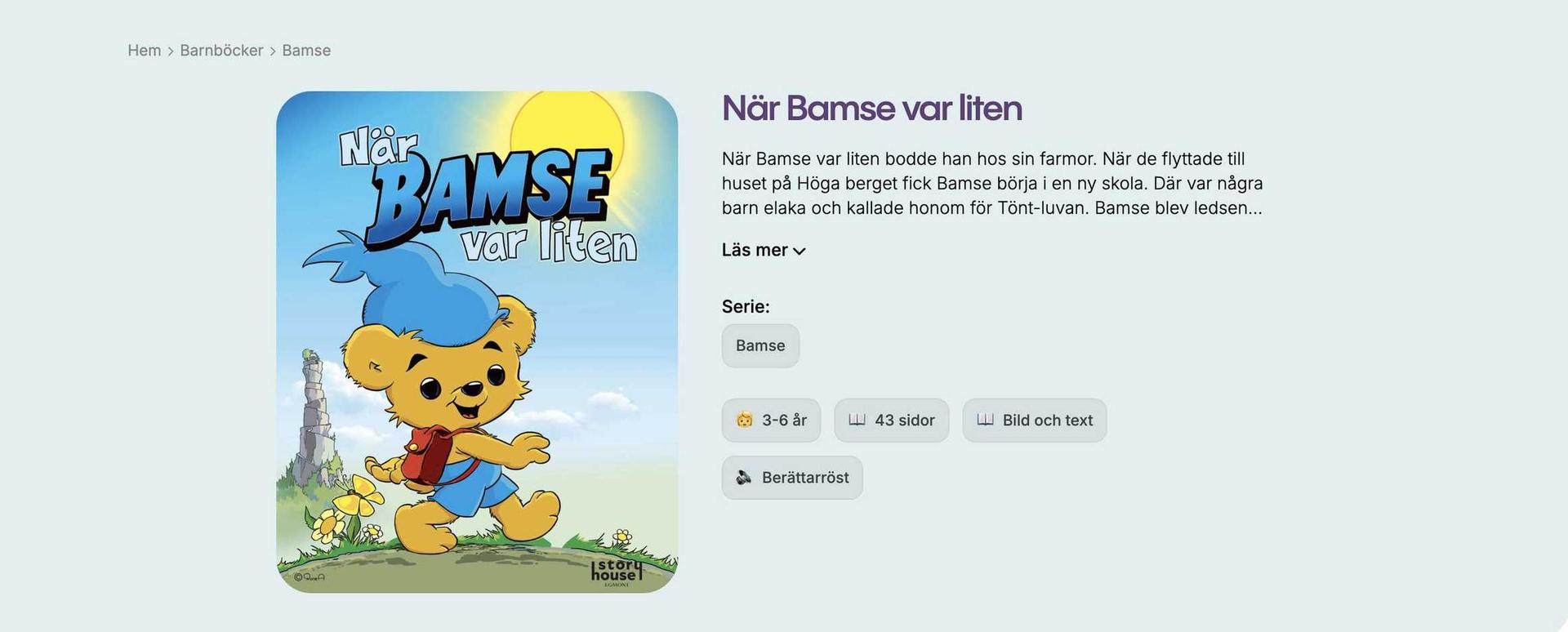 Bamse bok i Lylli